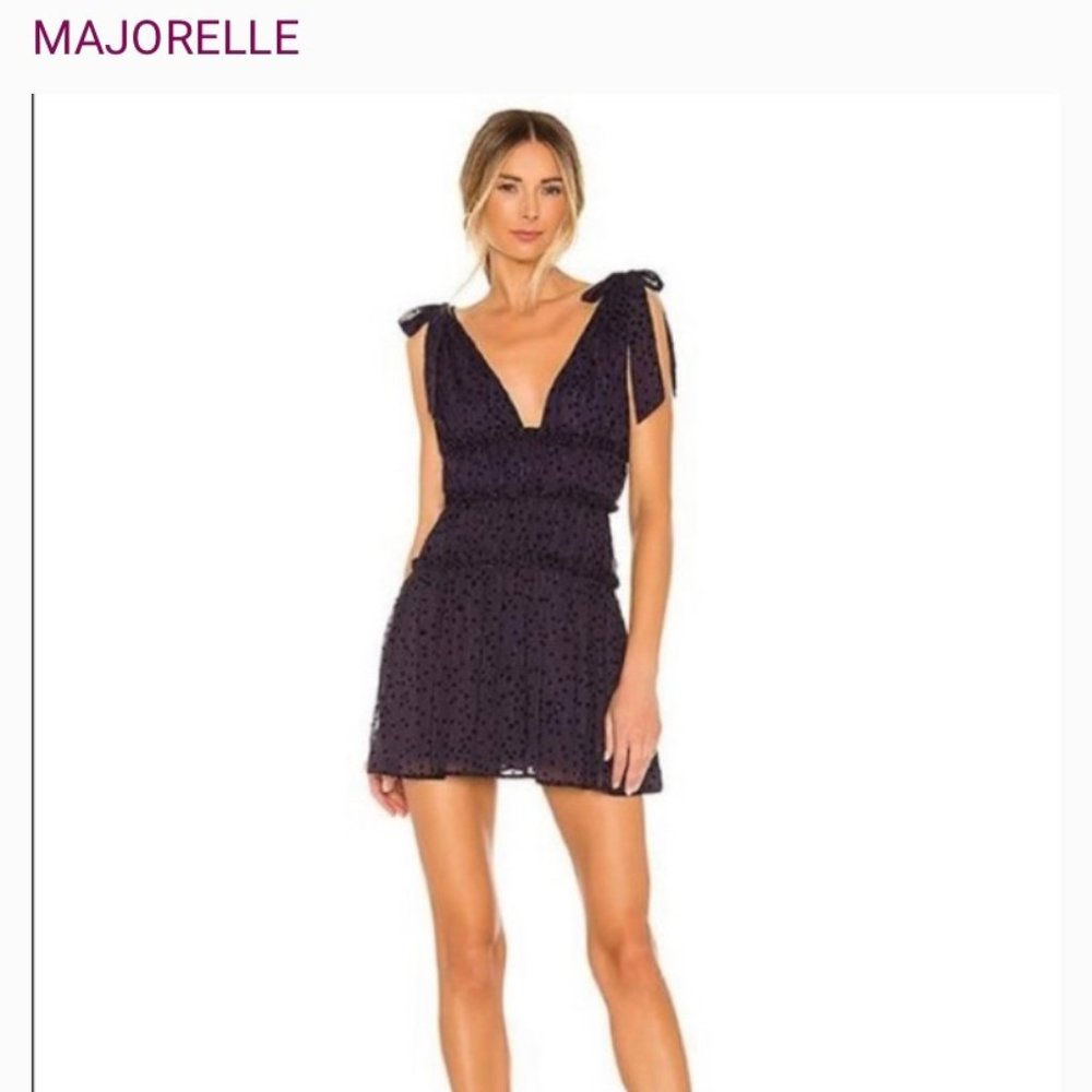 Majorelle Purple Mini Dress